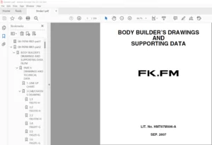 2008 Fuso FK FM BODY BUILDERS DRAWINGS & SUPPORTING DATA - PDF DOWNLOAD
